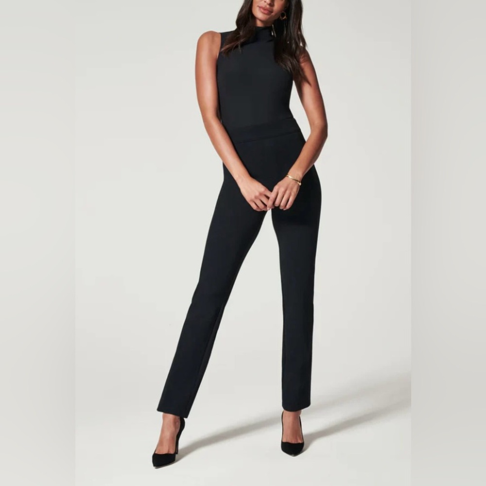 NWT Spanx The Perfect Pant Slim Straight Classic Black